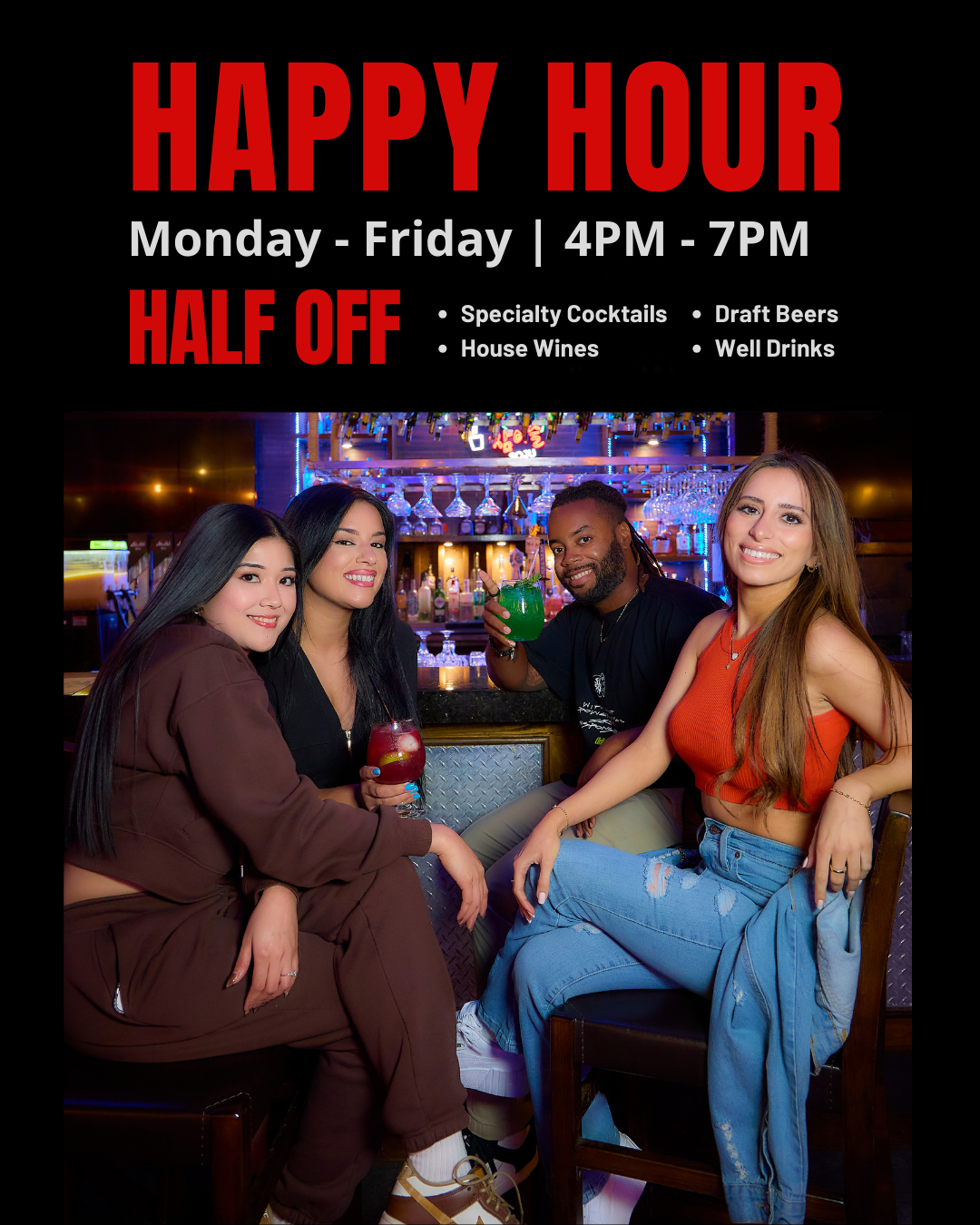 CHOW ONE HAPPY HOUR